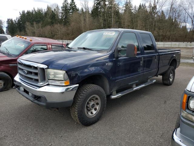 Salvage trucks for sale at Arlington, WA auction: 2003 Ford F350 SRW Super Duty