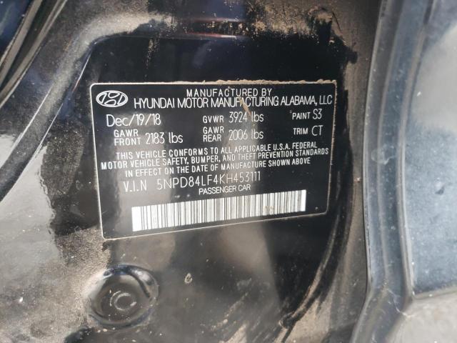 2019 HYUNDAI ELANTRA SE - 5NPD84LF4KH453111