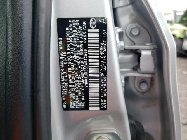 VNKKTUD38FA042566 Toyota Yaris