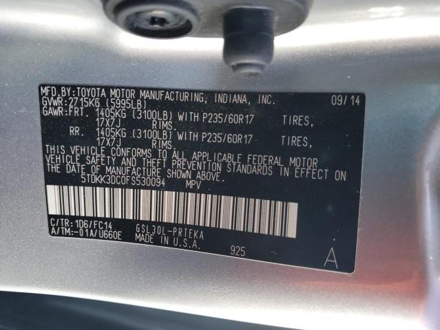 2015 TOYOTA SIENNA LE - 5TDKK3DC0FS530094