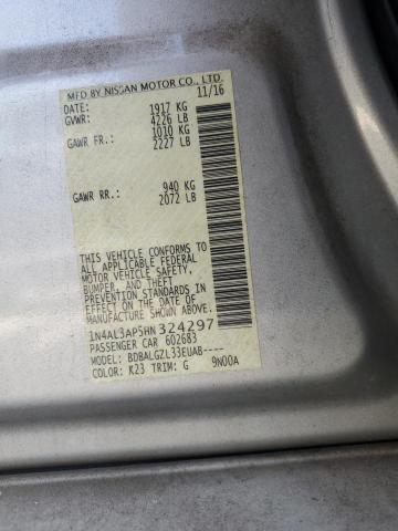 2017 NISSAN ALTIMA 2.5 - 1N4AL3AP5HN324297
