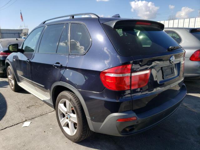 VIN: 5UXFE4C50AL380126 Auction: COPART Lot: 44015213 Location: CA - LONG BEACH 5UXFE4C50AL380126 BMW X5 2010 BLUE Photo 2