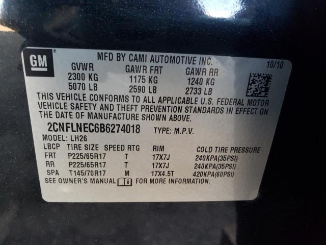 2CNFLNEC6B6274018 Chevrolet Equinox