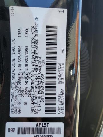 2015 TOYOTA TUNDRA CRE 5TFAW5F16FX432205