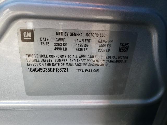 2016 BUICK LACROSSE S - 1G4G45G35GF186721