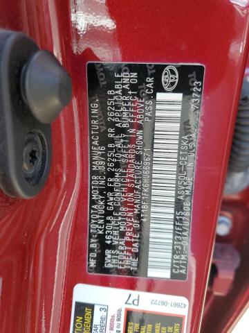 2017 TOYOTA CAMRY LE 4T1BF1FK6HU669671