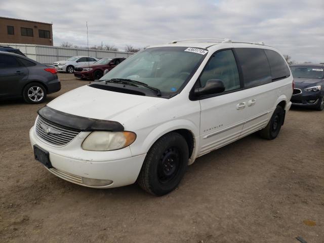 Chrysler Town & Country Limited salvage cars for sale: 2001 Chrysler Town & Country Limited