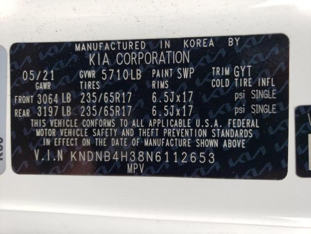 2022 KIA CARNIVAL L - KNDNB4H38N6112653