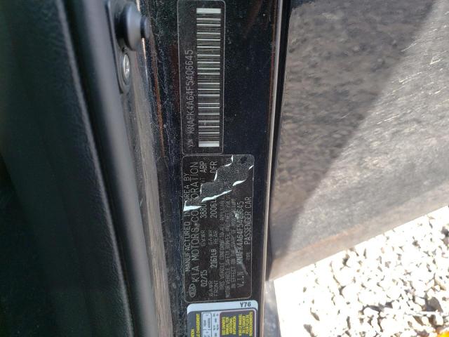 KNAFK4A64F5406645 KIA FORTE LX