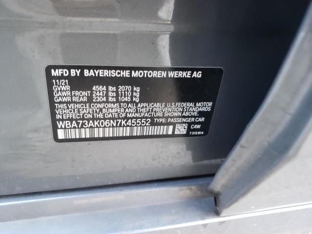 2022 BMW 228XI - WBA73AK06N7K45552