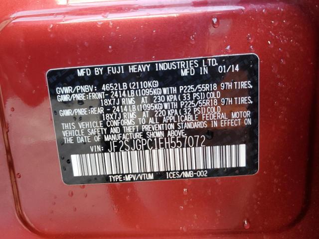 JF2SJGPC1EH557072 Subaru Forester 2.0xt Touring