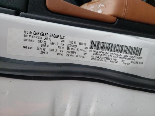 1C4RJFCT6DC655829 Jeep Grand Cherokee Overland