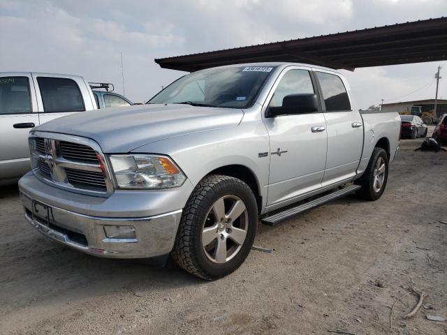 Salvage cars for sale from Copart Temple, TX: 2012 Dodge RAM 1500 SLT