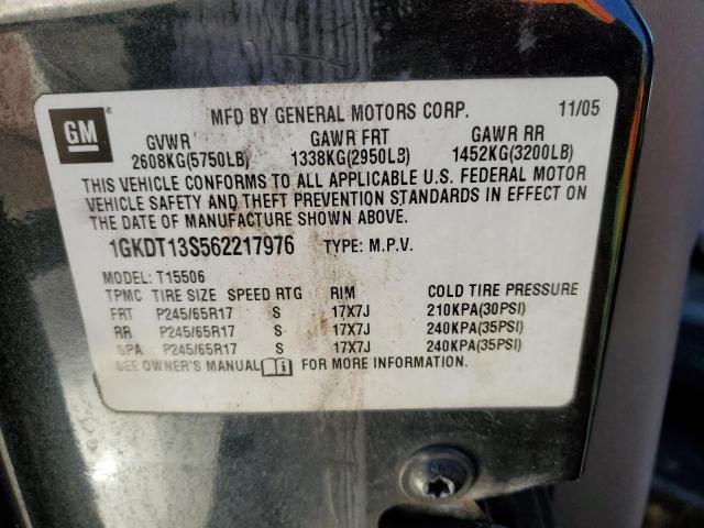 1GKDT13S562217976 GMC Envoy