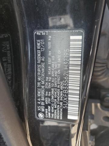 5UXFB33562LH32195 BMW X5 4.4I
