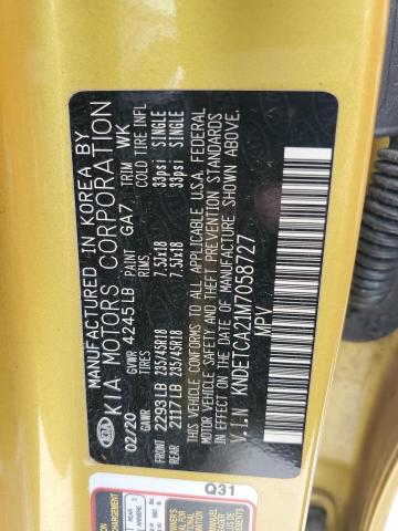 KNDETCA21M7058727 KIA Seltos Sx
