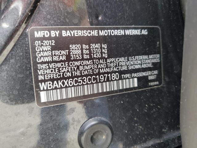 WBAKX6C53CC197180 BMW 7 Series