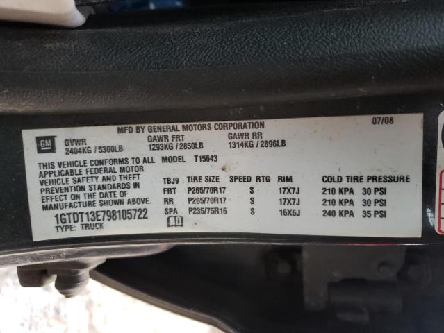 1GTDT13E798105722 GMC Canyon