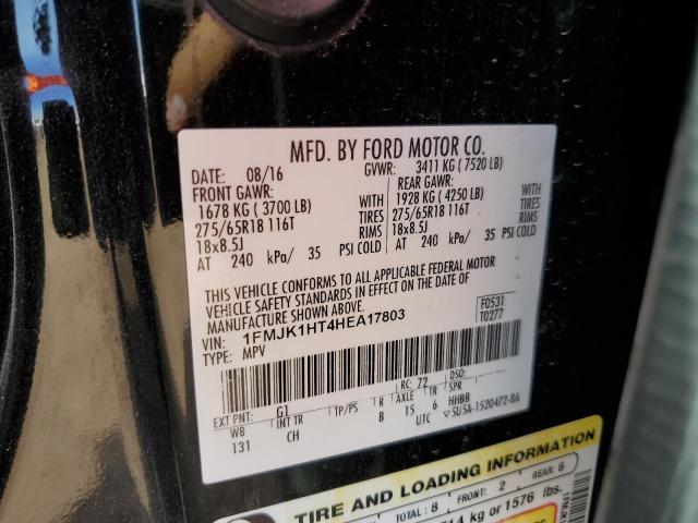 1FMJK1HT4HEA17803 Ford Expedition El Xlt