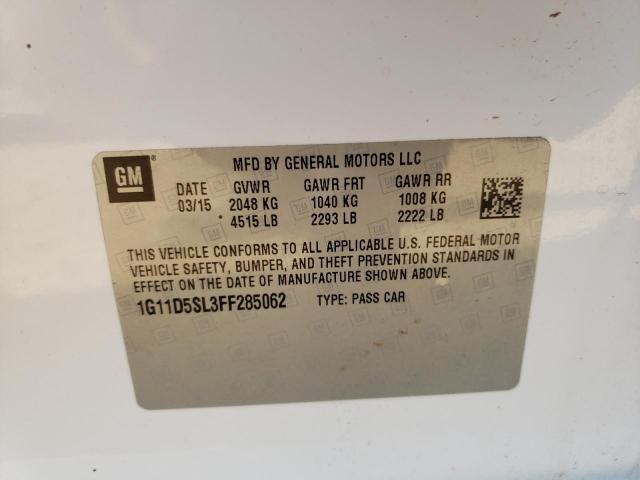 2015 CHEVROLET MALIBU 2LT - 1G11D5SL3FF285062