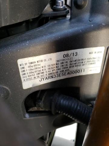 2014 YAMAHA FZ09 JYARN33E5EA000011