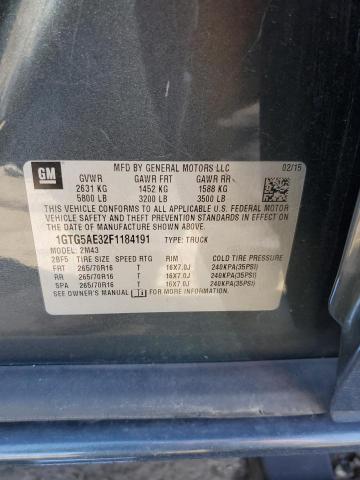 2015 GMC CANYON - 1GTG5AE32F1184191