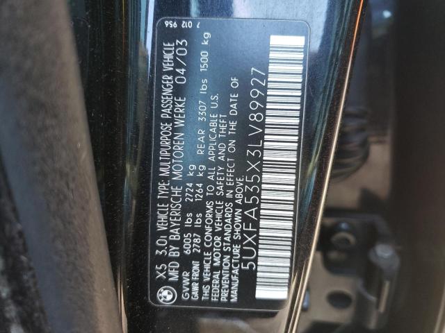 5UXFA535X3LV89927 BMW X5