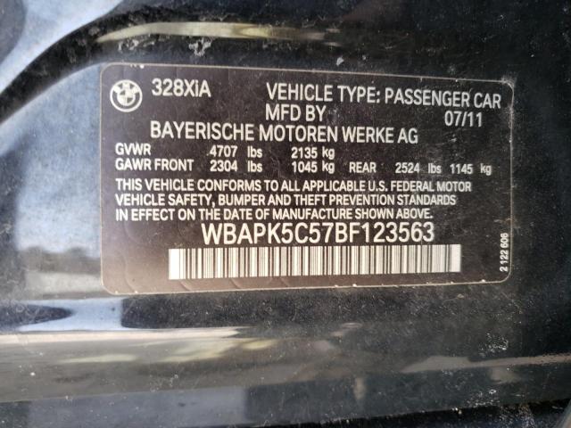WBAPK5C57BF123563 BMW 3 Series