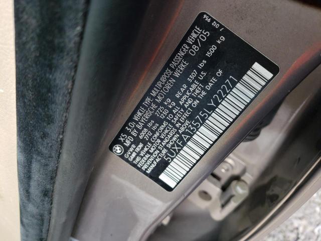 5UXFA13575LY22271 BMW X5