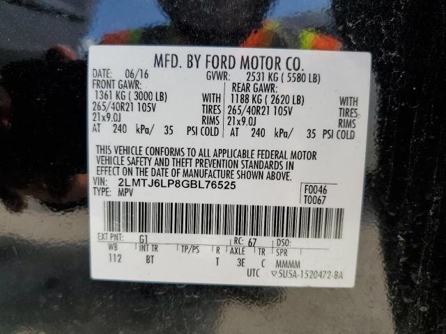 2LMTJ6LP8GBL76525 Lincoln MKX