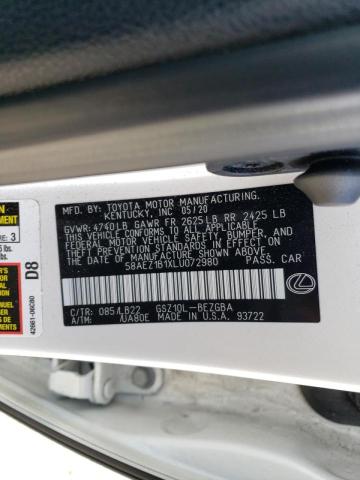 2020 LEXUS ES 350 LUX - 58AEZ1B1XLU072980