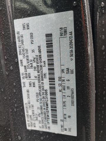 2021 FORD F150 SUPER 1FTEW1EP8MFC31005