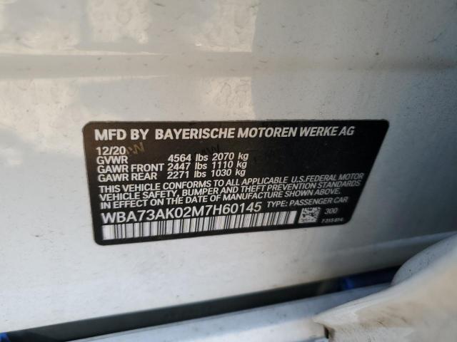 WBA73AK02M7H60145 BMW 228XI