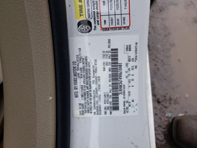 3LNHM26T49R610481 Lincoln MKZ