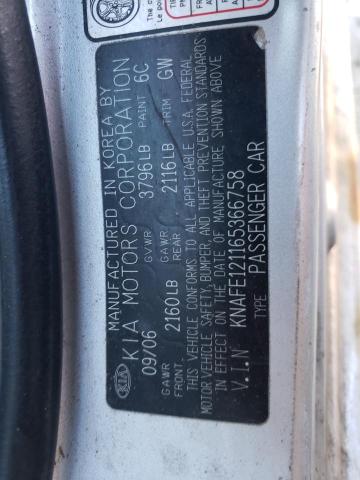 KNAFE121165366758 KIA Spectra