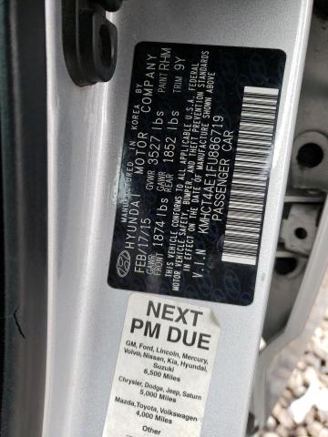 KMHCT4AE1FU886719 Hyundai ACCENT GLS