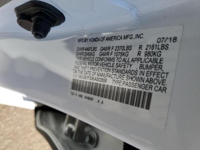 2019 ACURA TLX 19UUB1F33KA002858