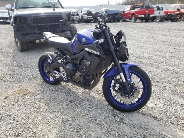 Salvage cars for sale from Copart Hurricane, WV: 2020 Yamaha MT09