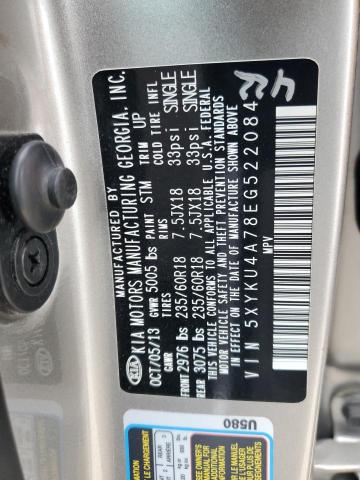 5XYKU4A78EG522084 KIA SORENTO EX