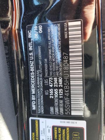 2017 MERCEDES-BENZ C 300 4MAT 55SWF4KB5HU180487