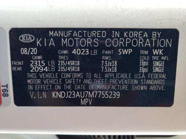 KNDJ23AU7M7755239 KIA SOUL LX