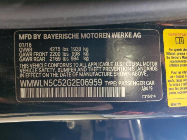 2016 MINI COOPER CLU - WMWLN5C52G2E06959