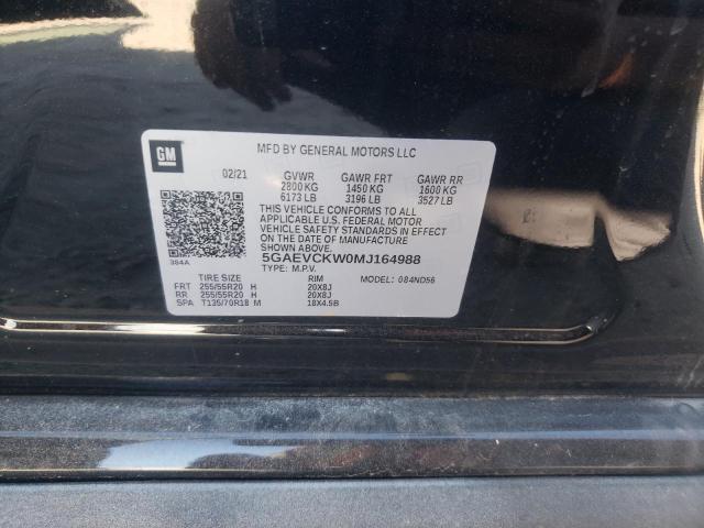 2021 BUICK ENCLAVE AV - 5GAEVCKW0MJ164988