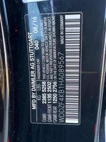 2017 MERCEDES-BENZ E 300 4MAT - WDDZF4KB1HA089567