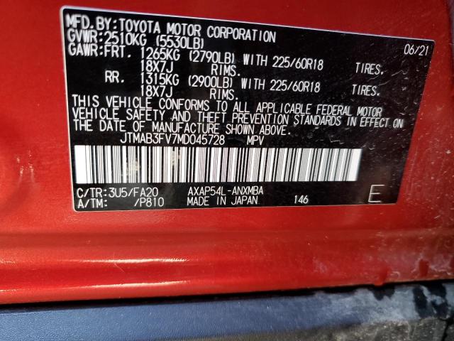 2021 TOYOTA RAV4 PRIME - JTMAB3FV7MD045728
