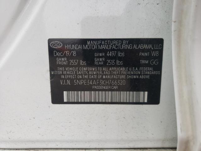 2019 HYUNDAI SONATA LIM - 5NPE34AF3KH766320