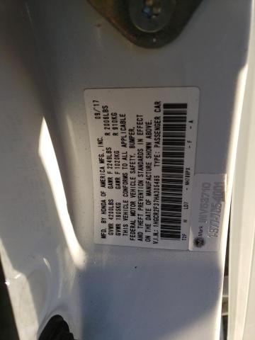 2017 HONDA ACCORD LX 1HGCR2F37HA305485