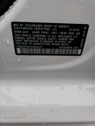 2020 VOLKSWAGEN PASSAT SEL - 1VWCA7A37LC004218