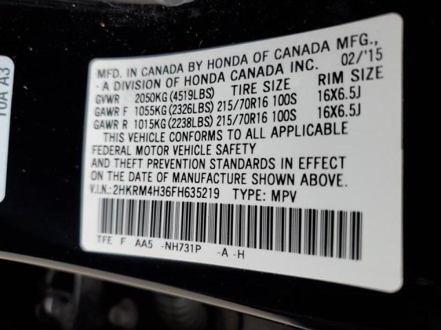 2015 HONDA CR-V LX - 2HKRM4H36FH635219