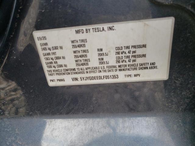 5YJYGDEE0LF051353 Tesla Model Y